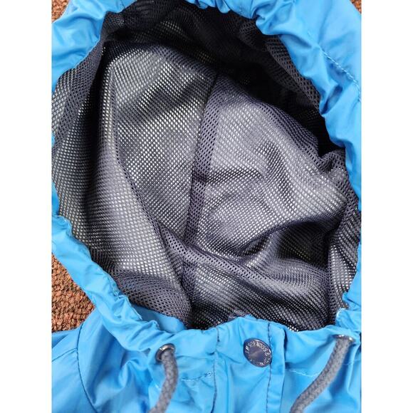 Levi's Wind Breaker Juniors Sz S Mesh Lined Hooded Full Zip/Snap Colorblock - Picture 9 of 9